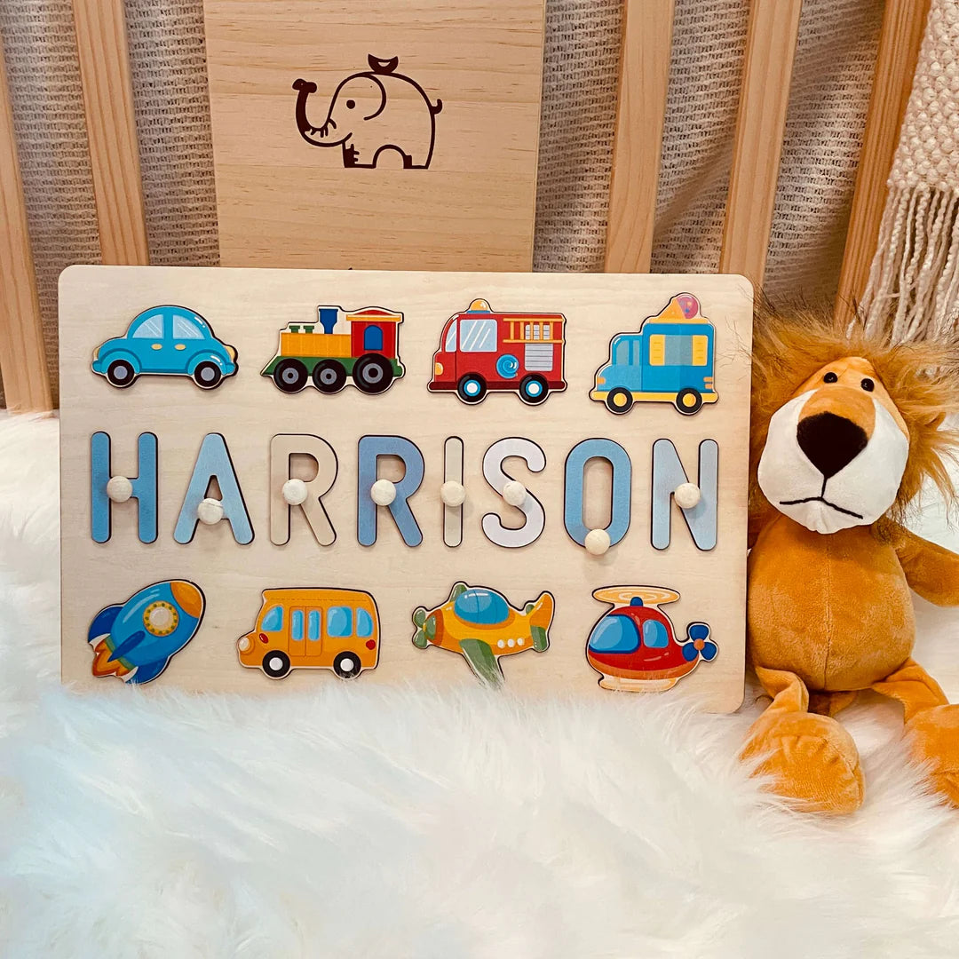 Personalized Wooden Baby Name Puzzle