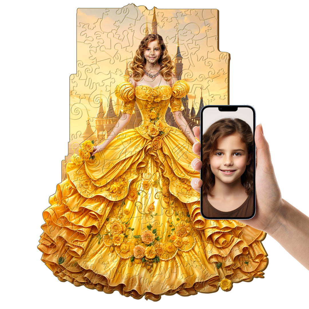 Face Custom Photo Puzzle - Princess