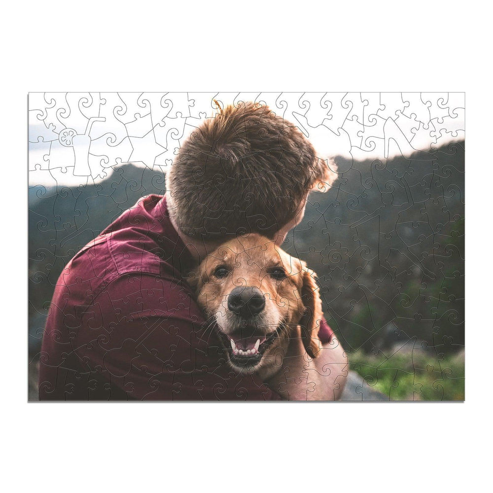 Personalized Photo Wooden Puzzle - Pet Lover Theme