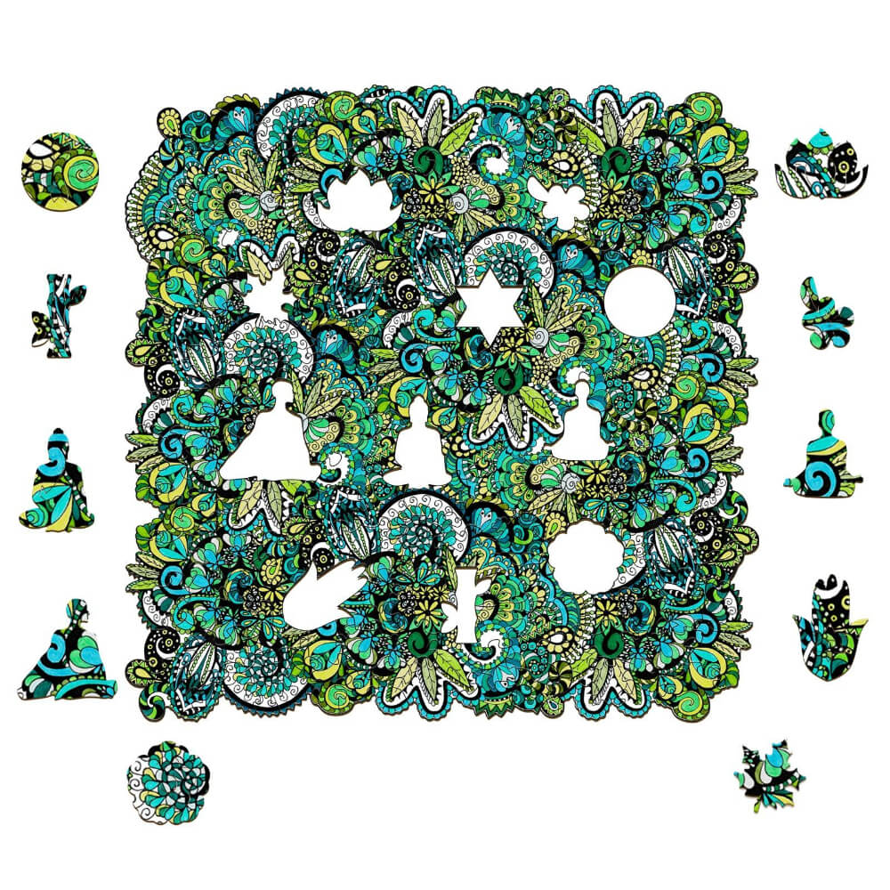 Mandala Tropical Illusion - By Artist Lori Anne McKague