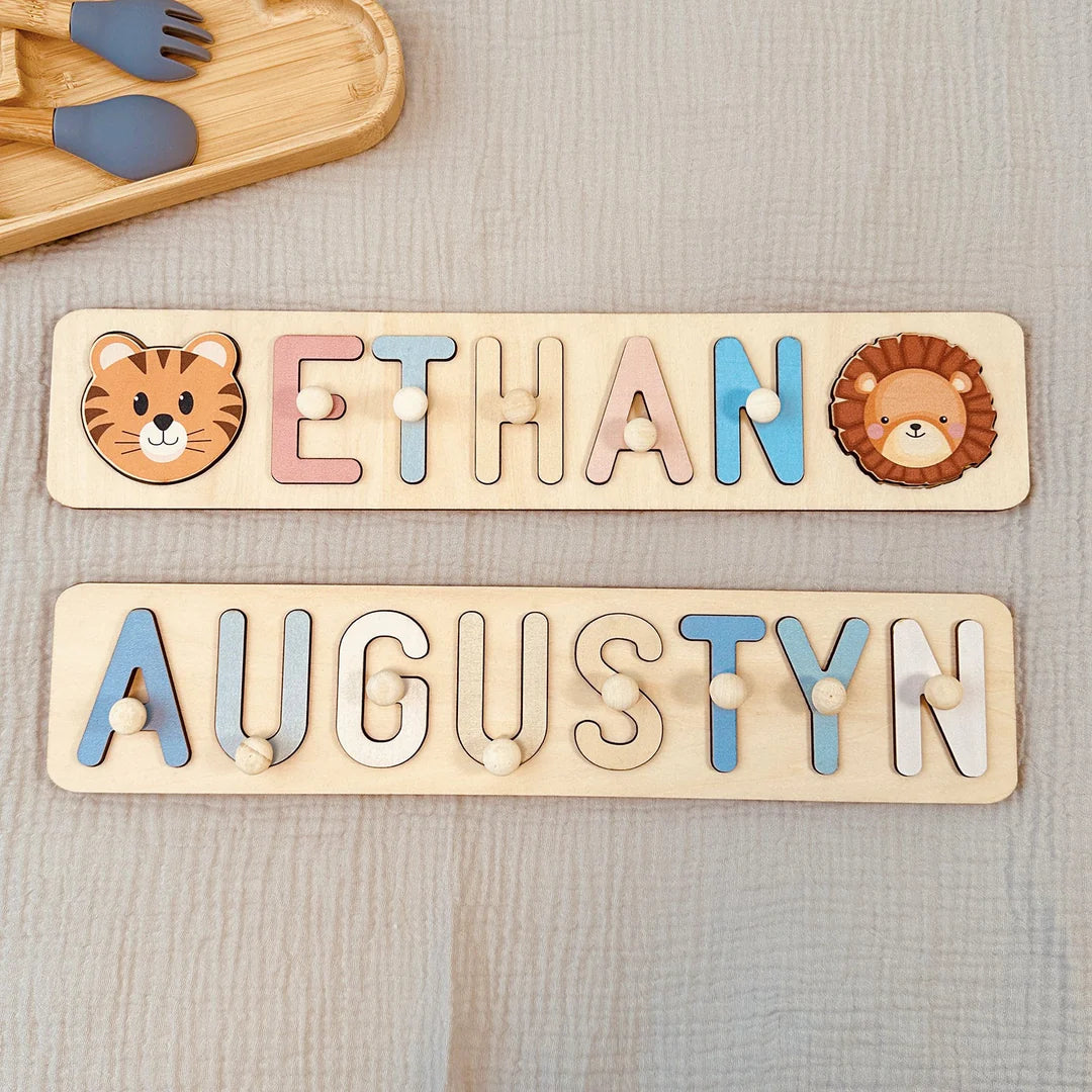 Personalized Wooden Baby Name Puzzle