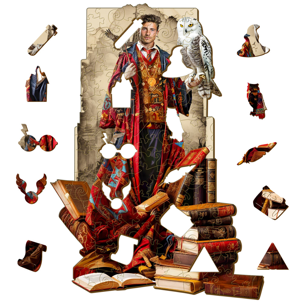 Face Custom Photo Puzzle - Wizard
