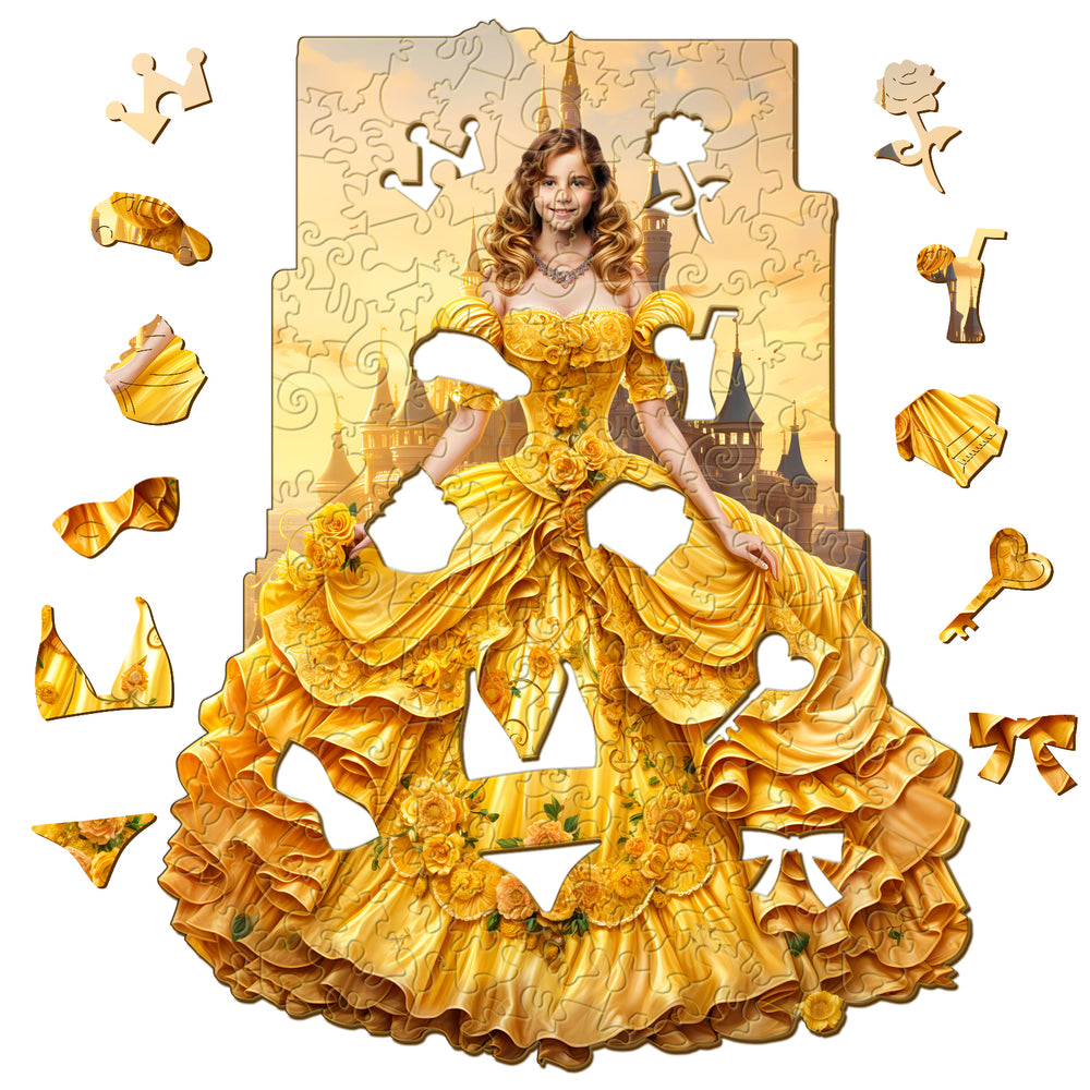 Face Custom Photo Puzzle - Princess