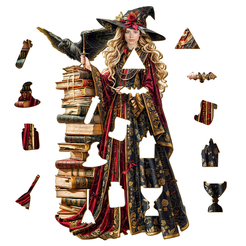 Face Custom Photo Puzzle - Witch