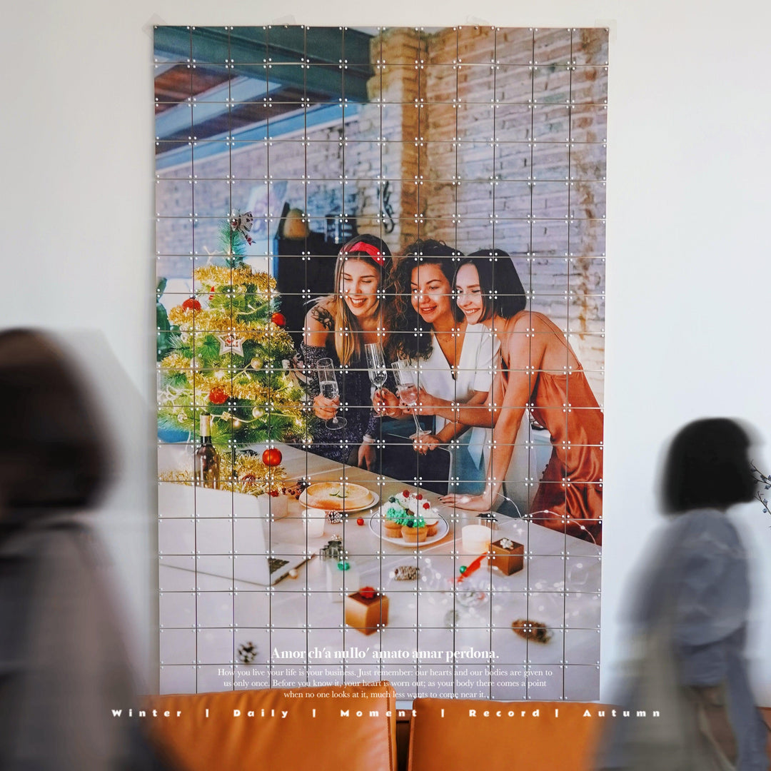 Personalized Wall Decor Wooden Photo Puzzle